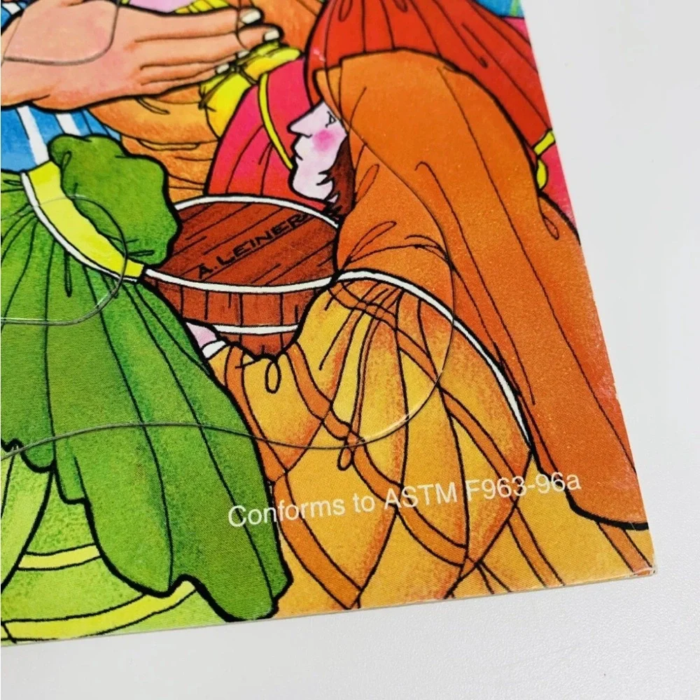 VTG  Playmore Tray Puzzle Moses Parting Of The Sea 1999 Religious Bible Stories